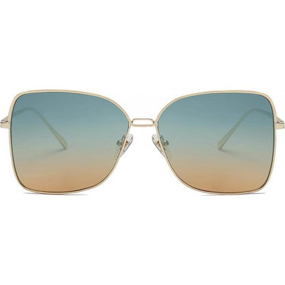 Classic Trendy Square Oversized Sunglasses Womens Mens UV400 Big Large Designer Shades SJ1082 Square Frame Glass