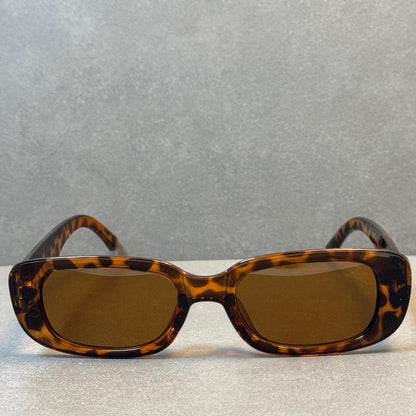 Riley Retro Rectangle Sunglasses