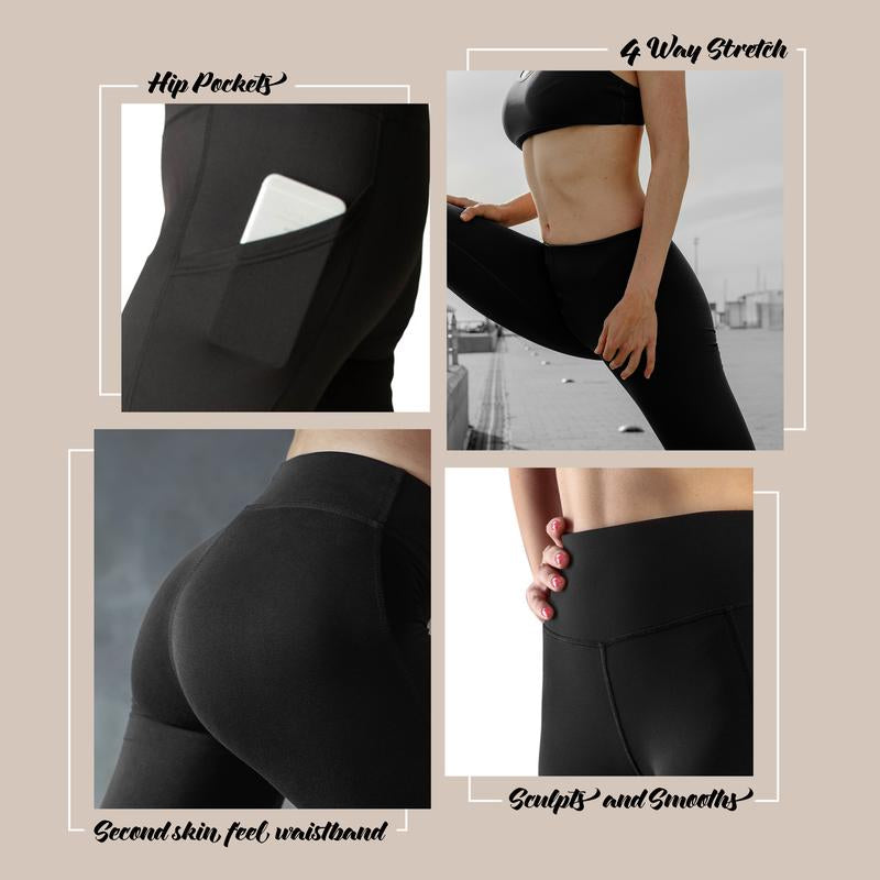 High Waisted Yoga Pants for Women with Pockets Leggings for Women Yoga Pants