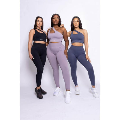 Seamless Sculpt Leggings - Faded Blue