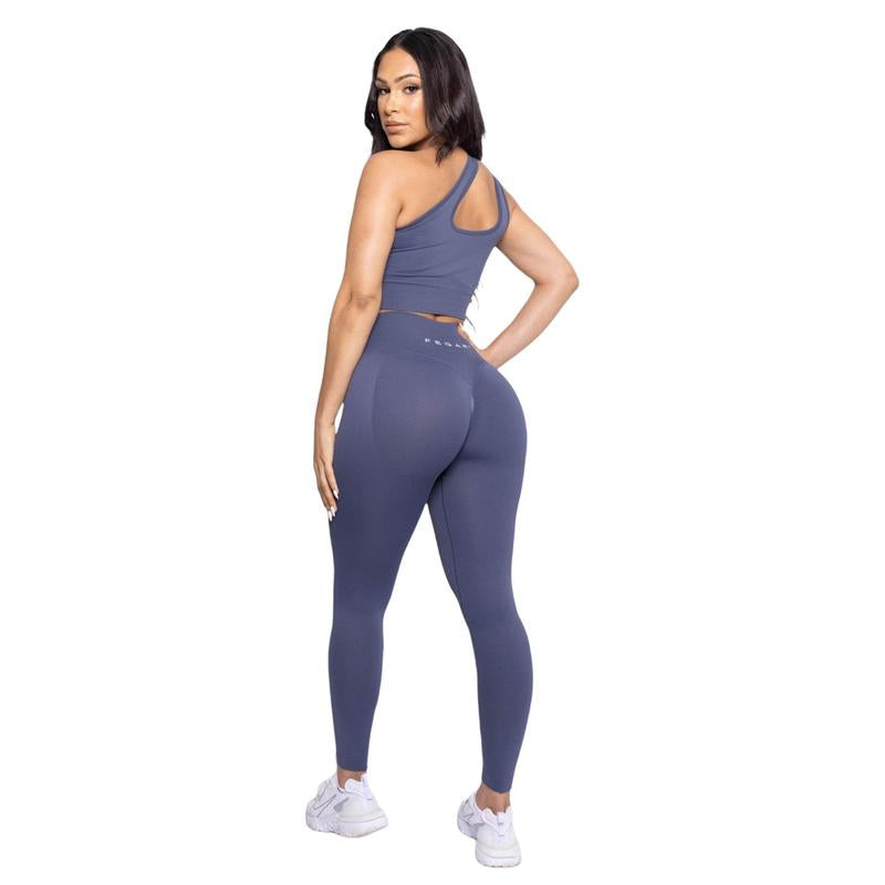 Seamless Sculpt Leggings - Faded Blue